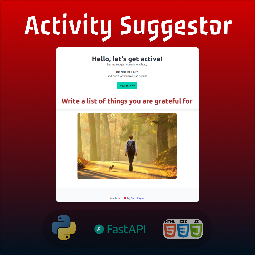 Activity Suggestor
