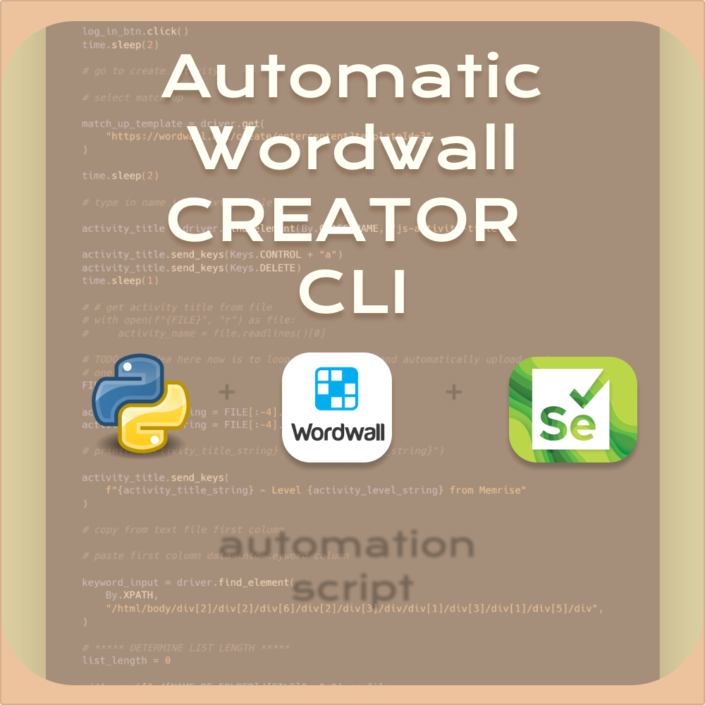 Wordwall Quiz Creator