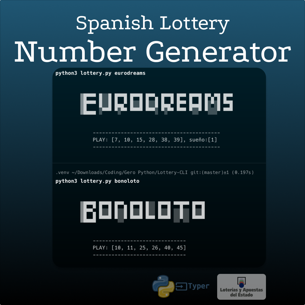 Spanish Lottery Number Generator